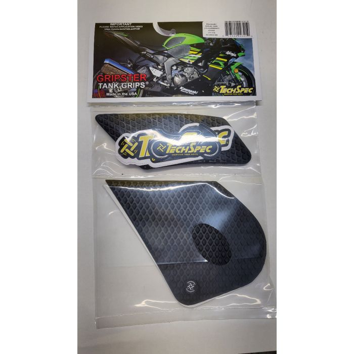 Techspec 62-2503-SS Snake Skin Tank Grips (Kawasaki Ninja 1000SX 2011-2024 / Z1000 2010-2013 / Ninja 1100SX 2025+)