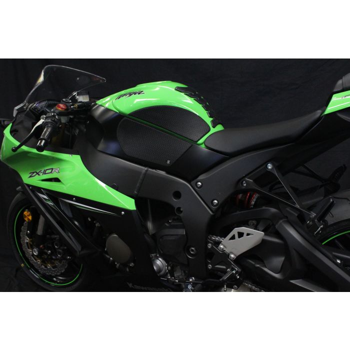 Techspec 62-2502-SS Snake Skin Tank Grips (Kawasaki ZX10 2011-2015)