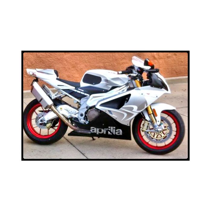 Techspec 62-0055-SS Snake Skin Tank Grips (Aprilia Tuono R1000 2006-2010 / RSV1000 R 2004-2010)