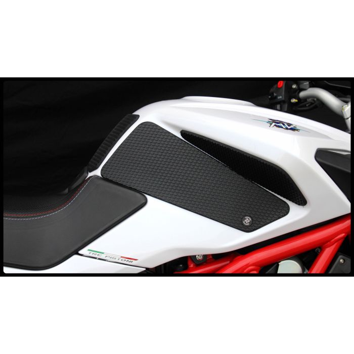 Techspec 62-6500-SS Snake Skin Tank Grips (MV Agusta Brutale 675 2012+ / 750 2001-2006 / 800/800 Dragster 2013+ / 1090 2009+)