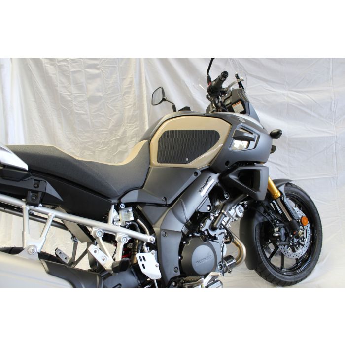 Techspec 62-3010-SS Snake Skin Tank Grips (Suzuki V-Strom 1000 2014-2019)