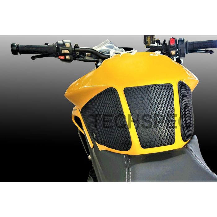 Techspec 62-3517-SS Snake Skin Tank Grips (Triumph Street Triple 765 R/RS 2024+)