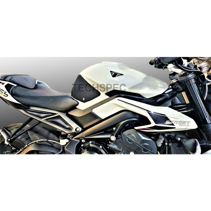 Techspec 62-3517-SS Snake Skin Tank Grips (Triumph Street Triple 765 R/RS 2024+)