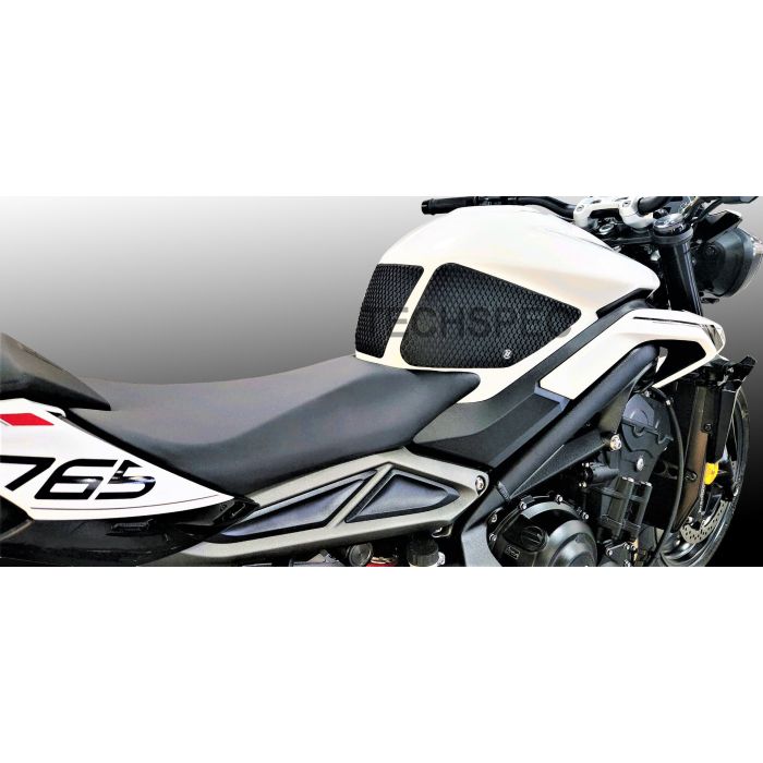 Techspec 62-3517-SS Snake Skin Tank Grips (Triumph Street Triple 765 R/RS 2024+)