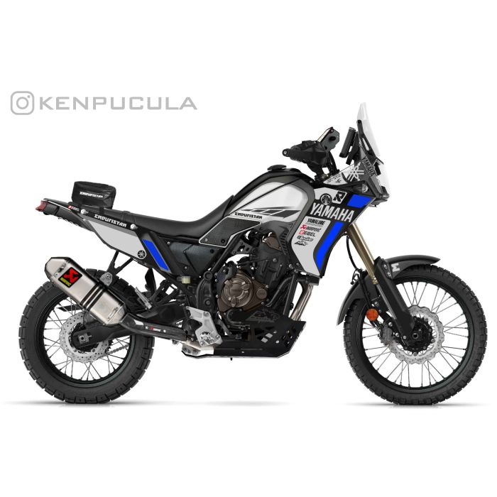 Techspec 62-4023-SS Snake Skin Tank Grips (Yamaha Tenere 700 2019-2024)