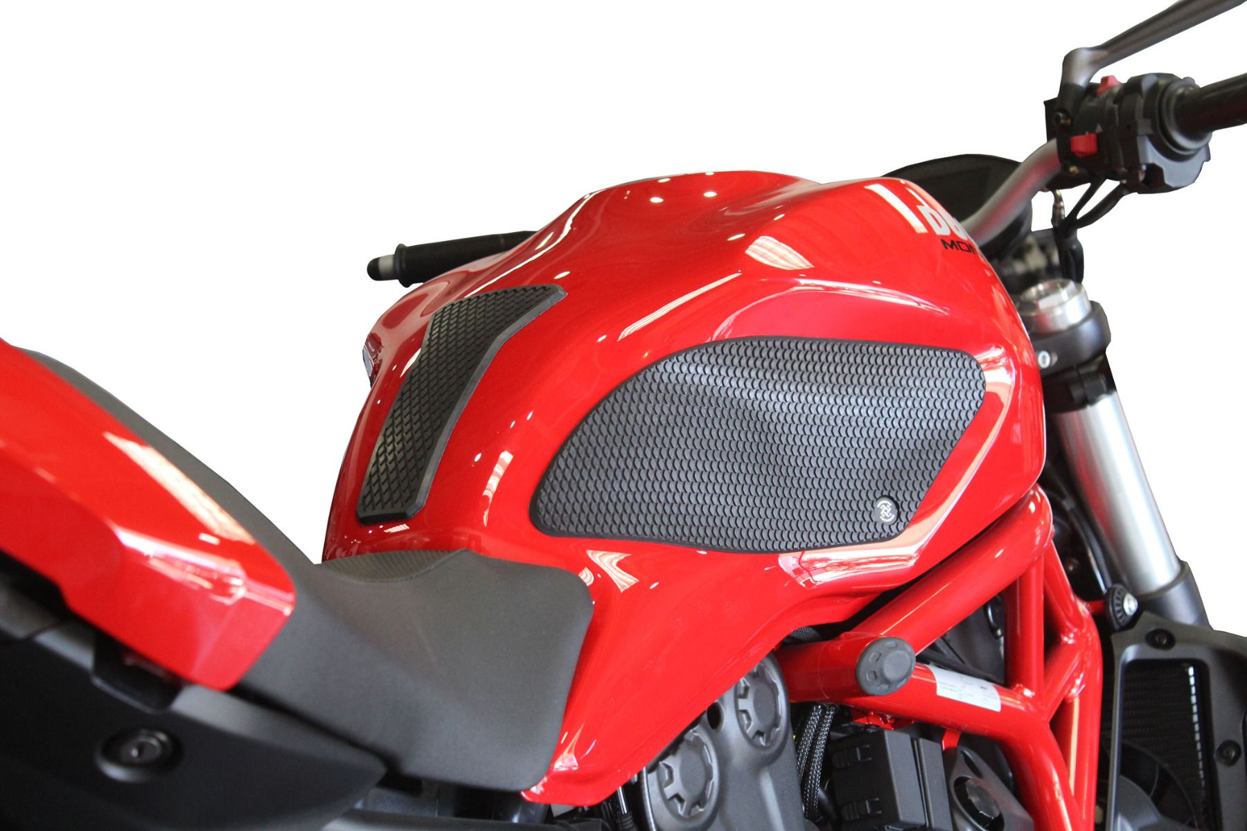 TechSpec 2017+ Ducati Monster 1200S 821 797 Snake Skin Tank Grips