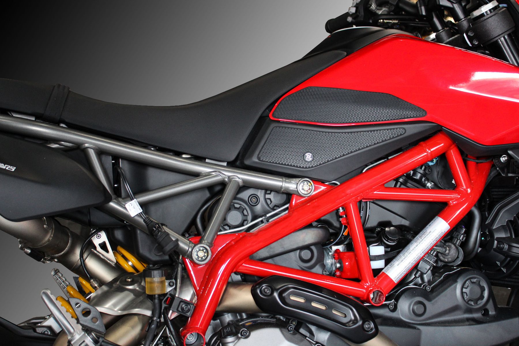 TechSpec 2019+ Ducati Hypermotard Snake Skin Tank Grips