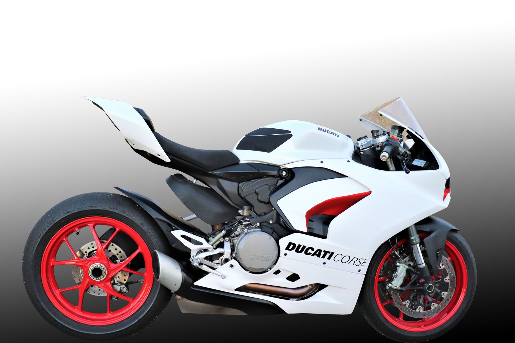TechSpec Ducati 2012+ V4 2022+ V2 Snake Skin Tank Grips