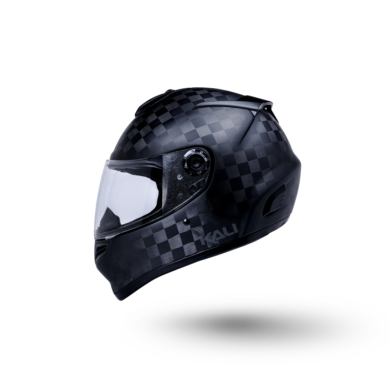 ca dot full face motorcycle helmet Kali Catalyst 2.0 Solid Matte Carbon Full Face Motorcycle Helmet