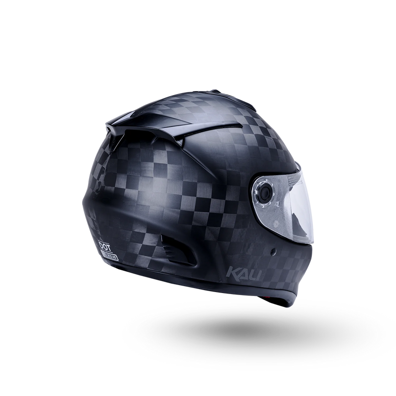 Kali Catalyst 2.0 Solid Matte Carbon Full Face Motorcycle Helmet