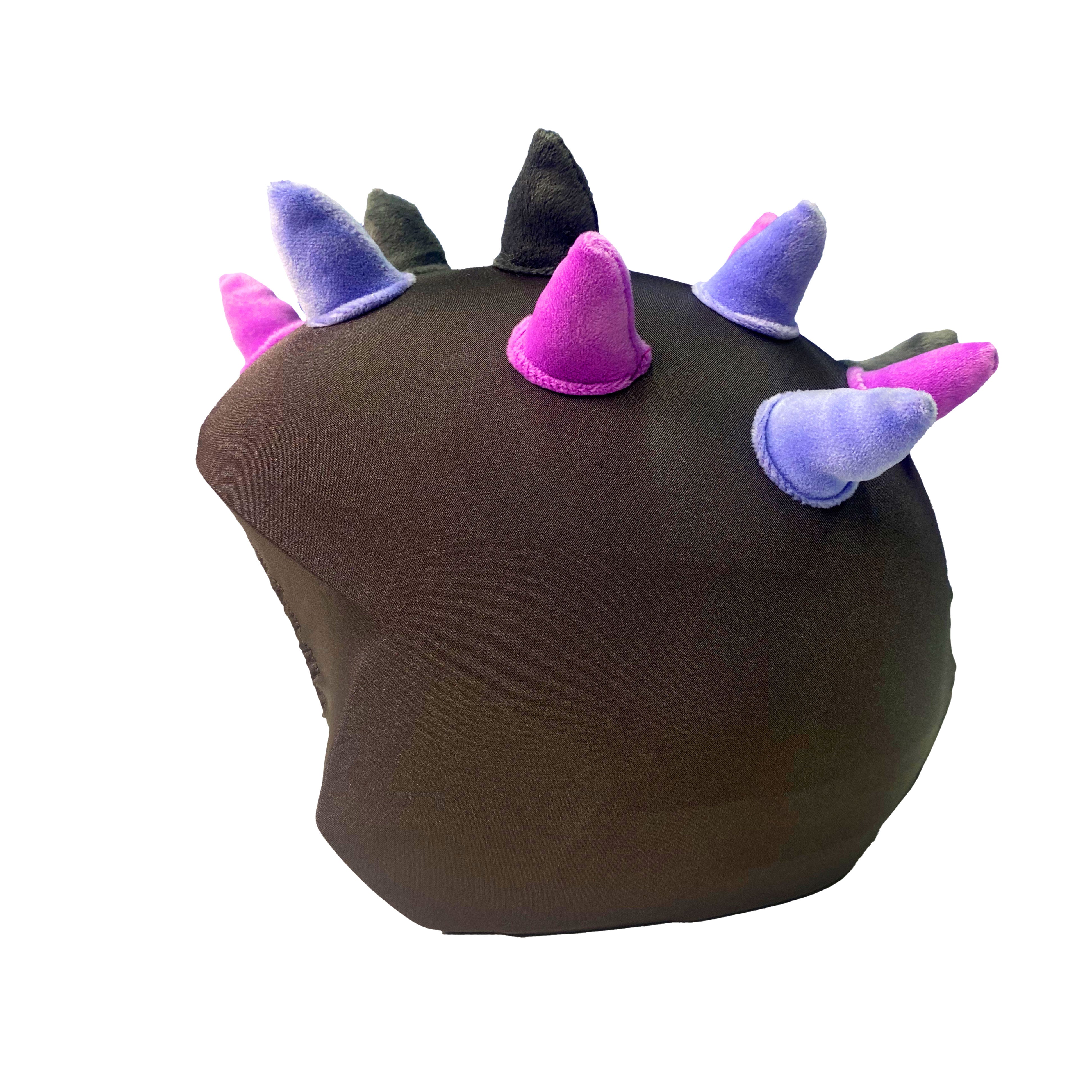Coolcasc Purple Horns Helmet Cover
