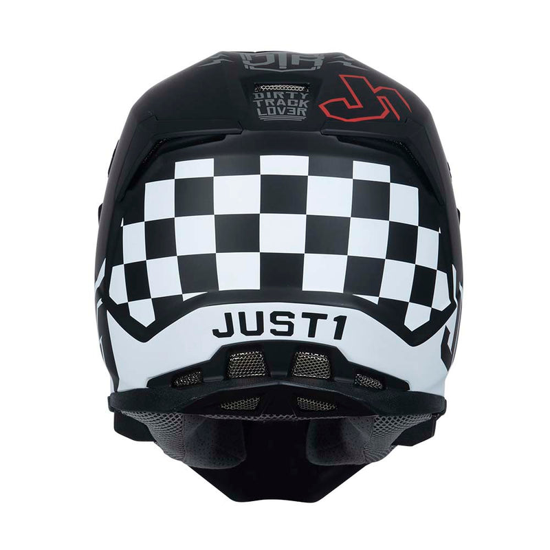 Just1 J22F Flagman Red Titanium Black Helmet