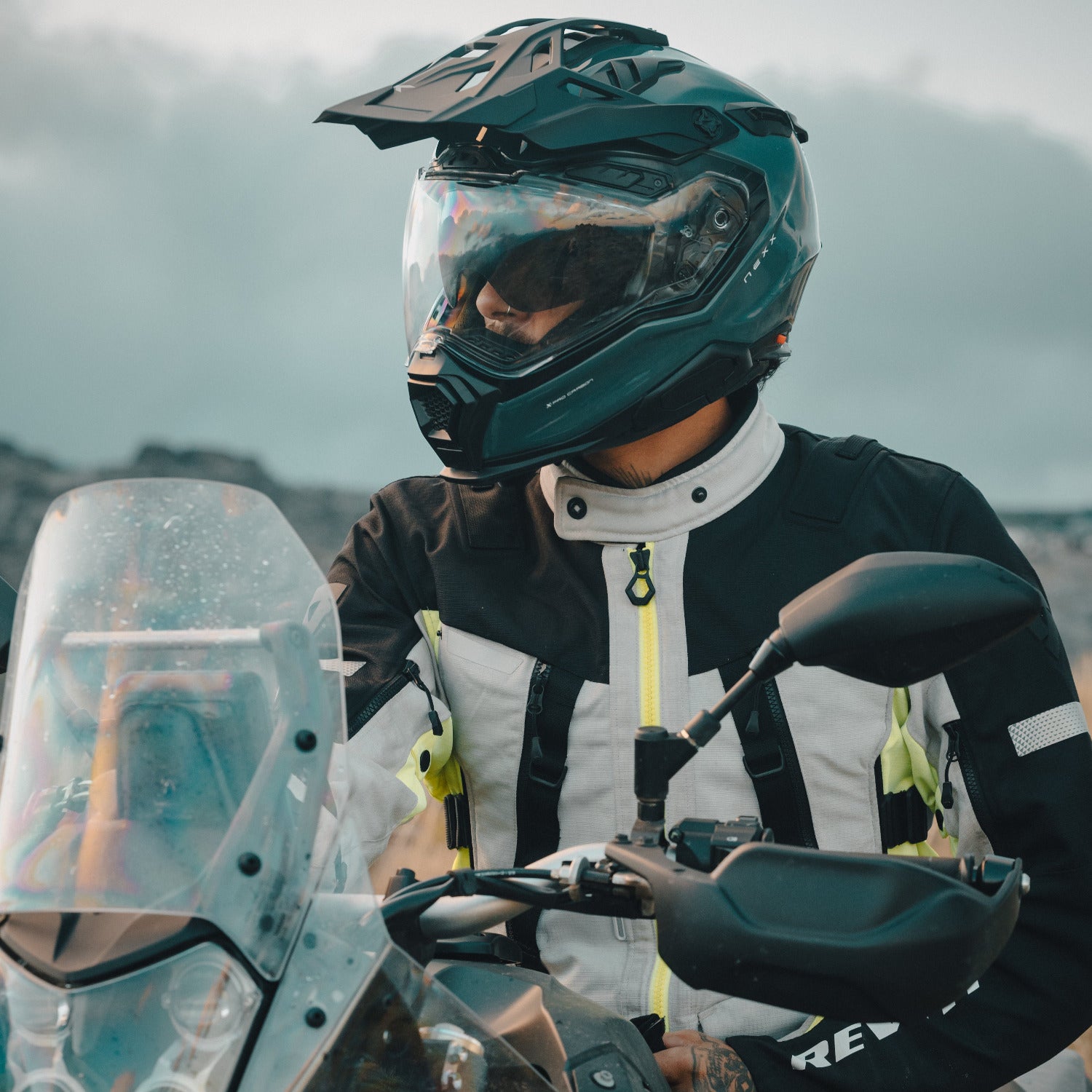 NEXX dirt bike online helmet and goggles