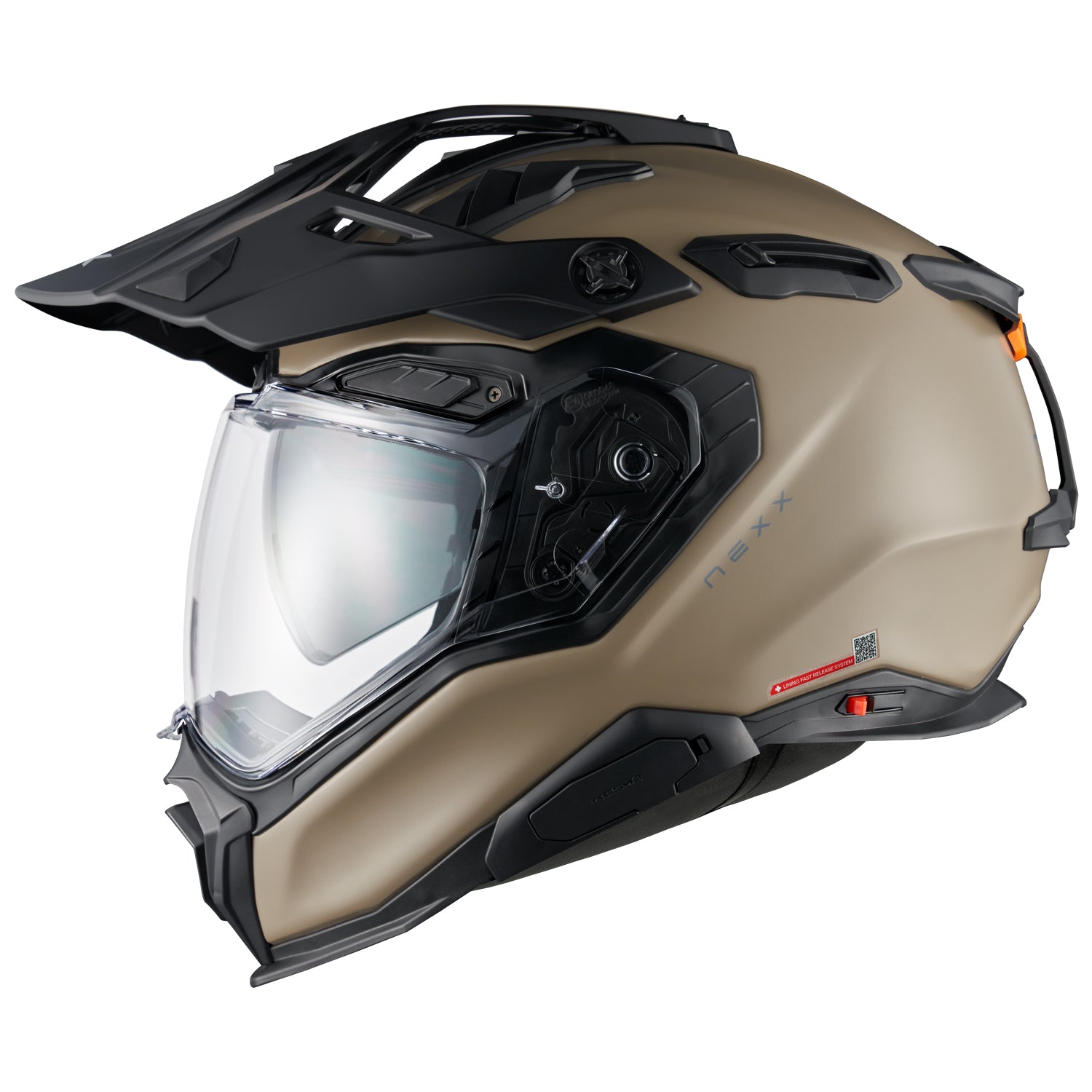 Nexx X.WED3 Plain Black Matt Adventure Helmet Size 2XL