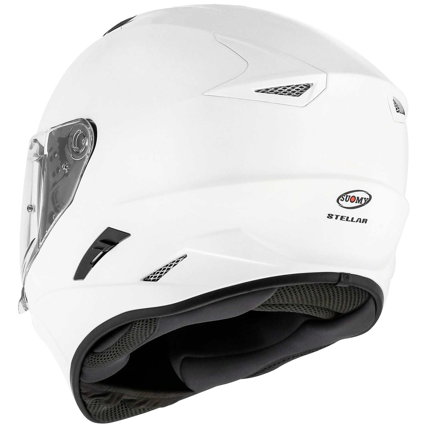 Suomy Stellar Solid White Helmet
