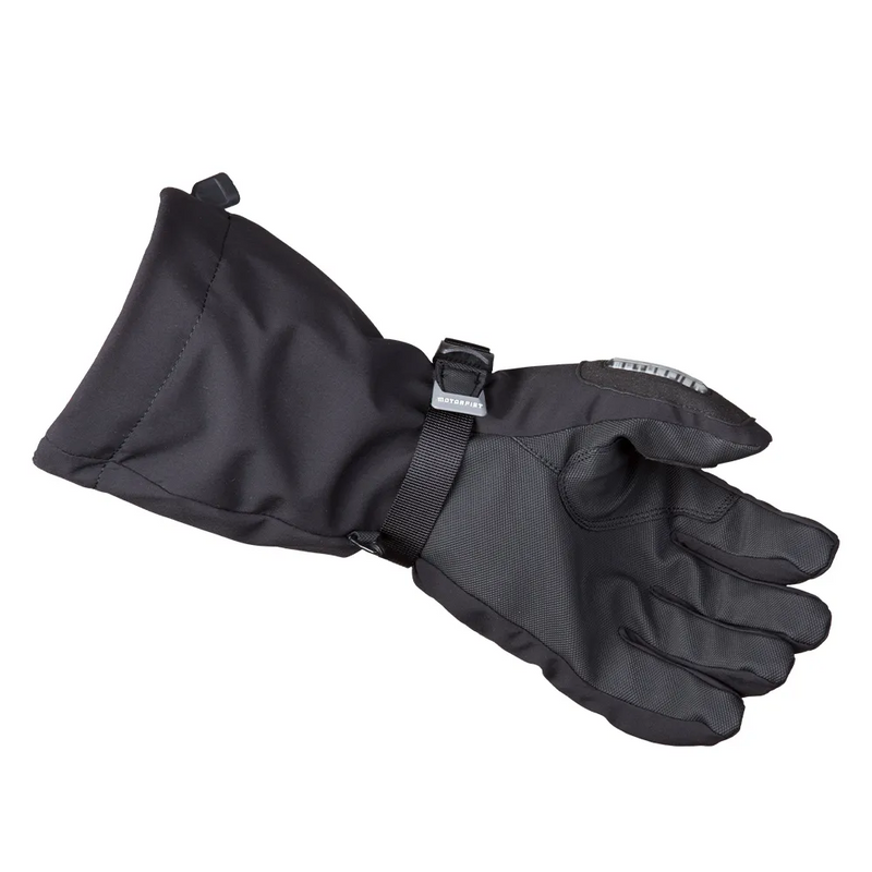 Motorfist Redline Black Snowmobile Gauntlet Gloves