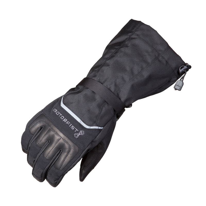 Motorfist Valykrie Black Snowmobile Gloves