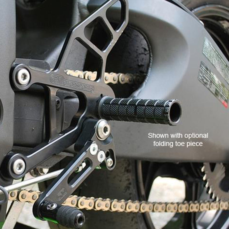 Woodcraft 2013-2018 Kawasaki Ninja ZX636 Rearset w/ Brake Pedal