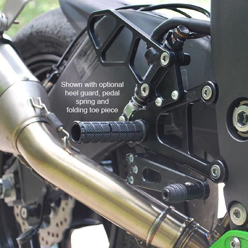 Woodcraft 2013-2018 Kawasaki Ninja ZX636 Rearset w/ Brake Pedal