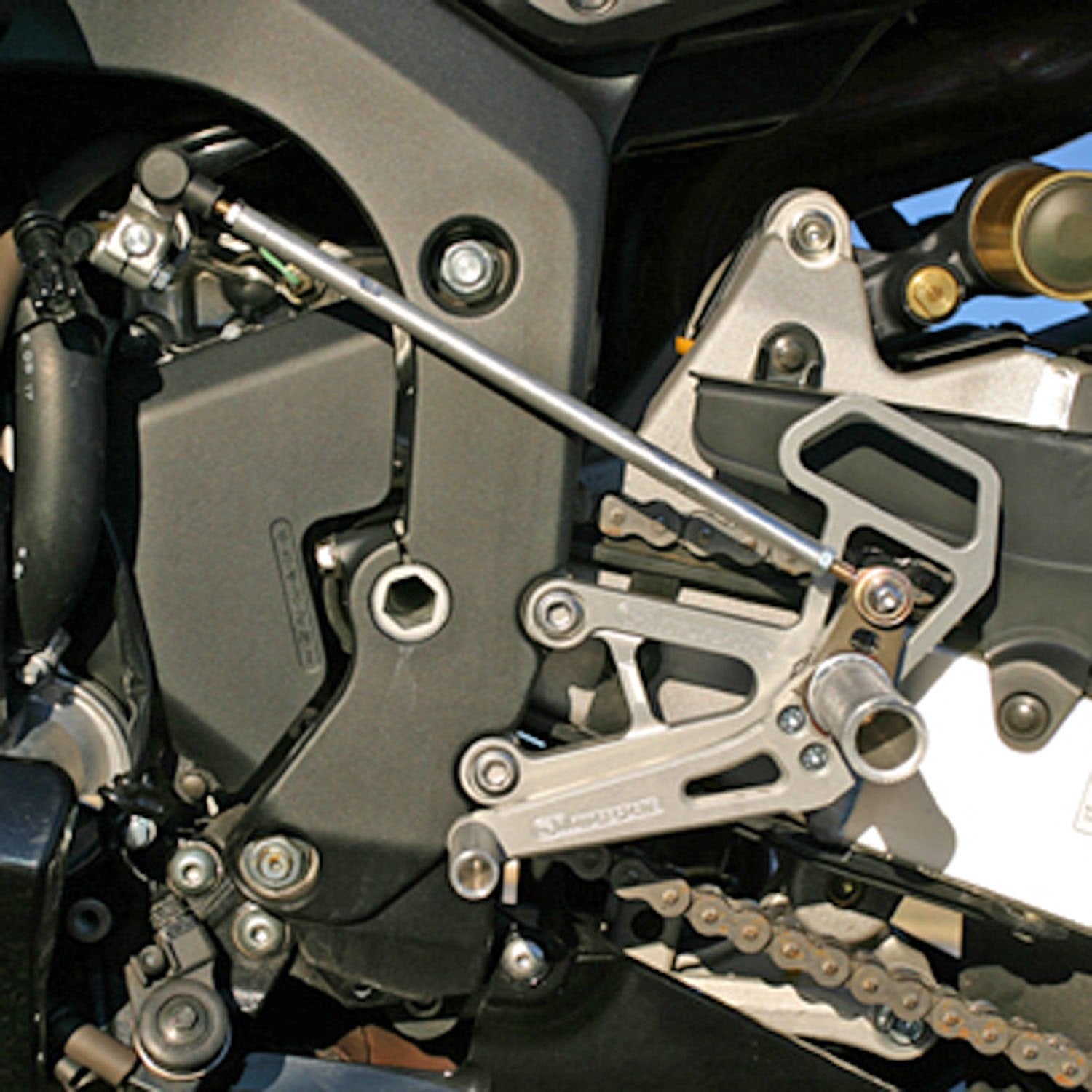 Woodcraft 2003-2006 Honda CBR600RR STD / GP Shift Complete Rearset Kit w/ Pedals