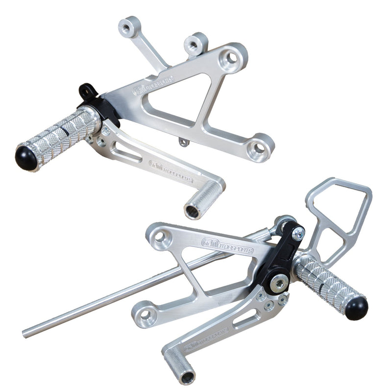 Woodcraft 1999-2002 Yamaha YZF-R6 STD Shift Complete Rearset Kit w/ Pedals