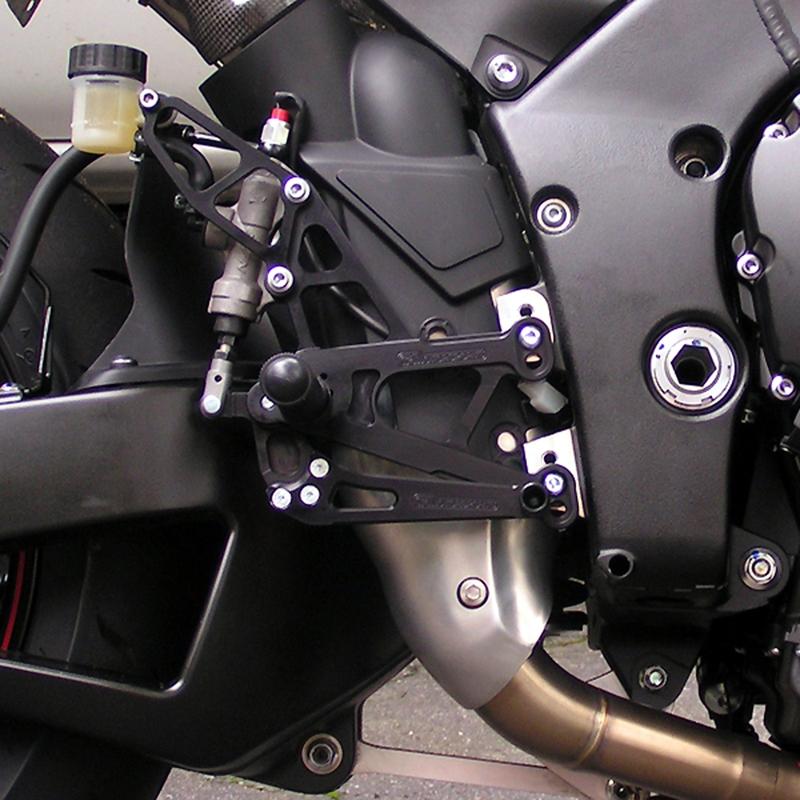 Woodcraft 2009-2014 YZF-R1 YZF-R1LE STD / GP Shift Complete Rearset Kit w/ Pedals