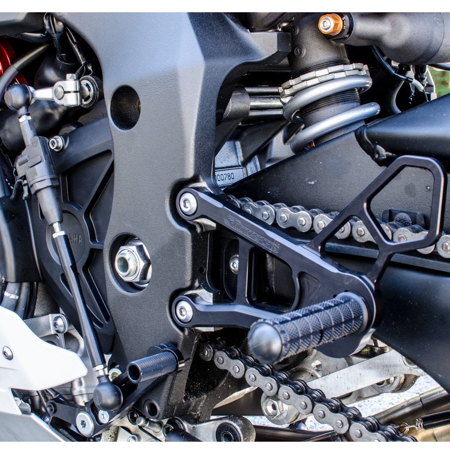 Woodcraft 2015-2021 Yamaha YZF R1 R1M R1S STD / GP Shift Complete Rearset Kit w/ Pedals