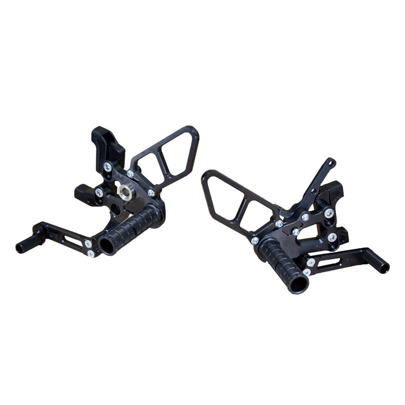Woodcraft Ducati Panigale 899 959 Corse 1199S 1199R 1299 V2 GP Shift Complete Rearset Kit w/ Pedals