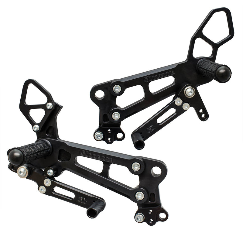Woodcraft 2015-2021 KTM RC390 STD / GP Shift Complete Rearset Kit w/ Pedals (Race Only)