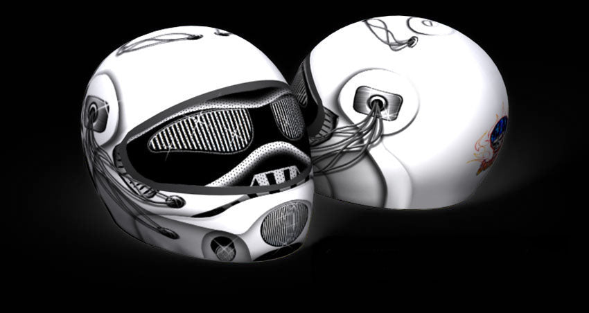 Skullskins 07 Full Face Motorcycle Helmet Cover