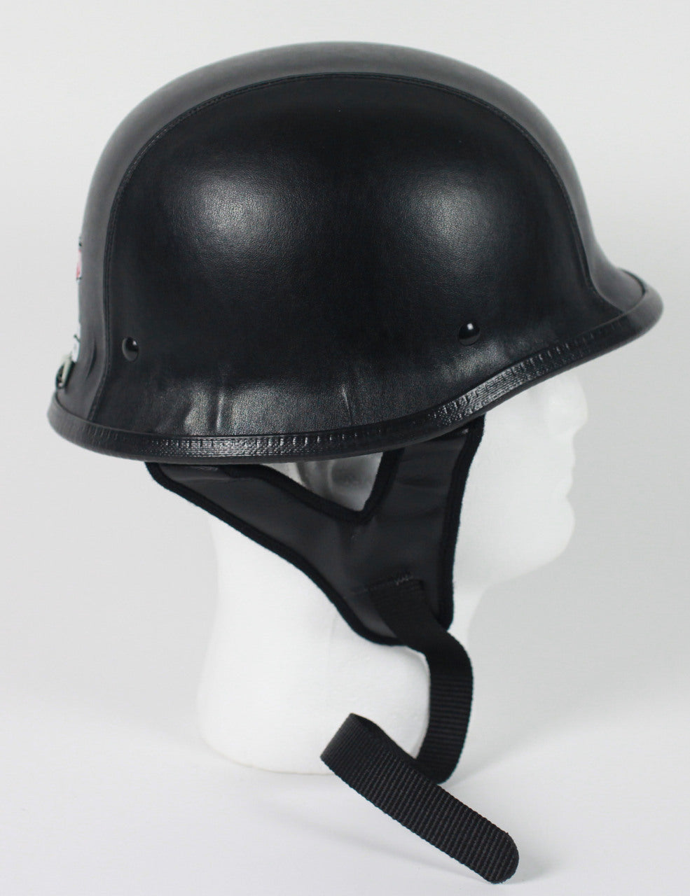 Rodia Leather German Motorcycle Helmet