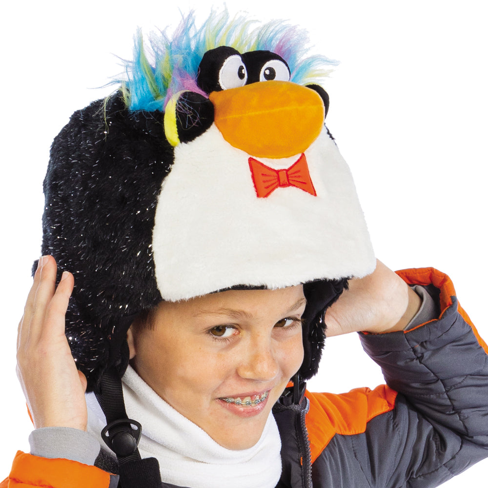 CrazeeHeads Edwin The Penguin Ski Helmet Cover
