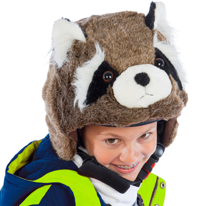 CrazeeHeads Benny The Bandit Raccoon Ski Helmet Cover