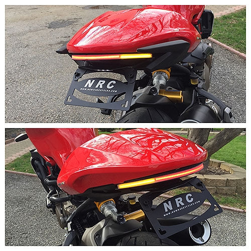 NRC 2014 - 2016 Ducati Monster 1200 Stealth LED Turn Signal Lights & Fender Eliminator