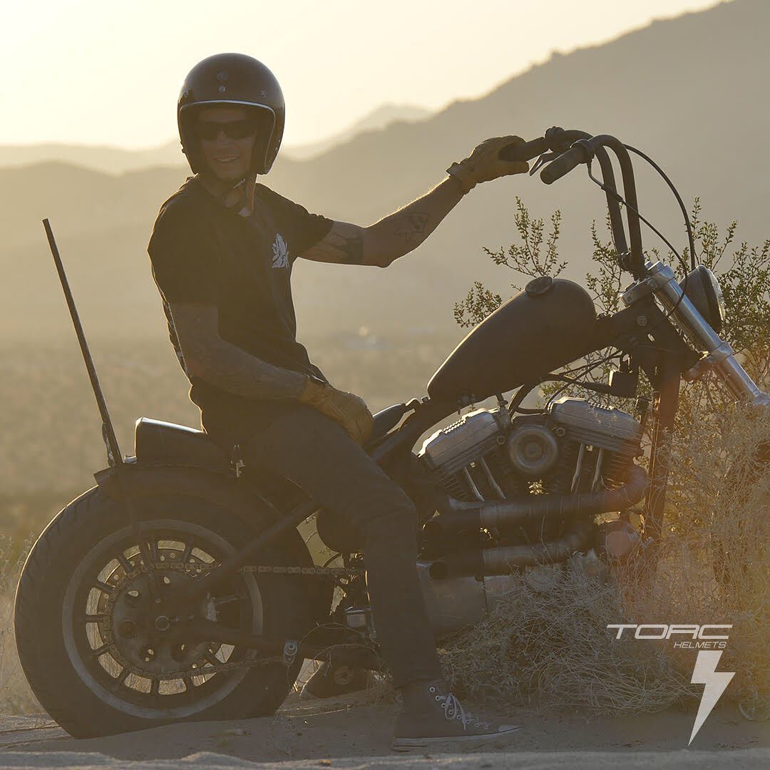 TORC T-1 Copper Pin Full Face Retro Moto Off Road Motorcycle Helmet