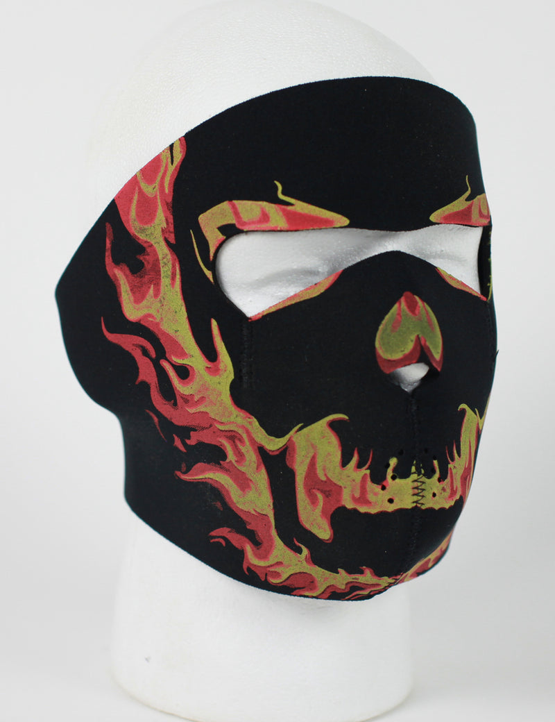 Blackout Flames Protective Neoprene Full Face Ski Mask