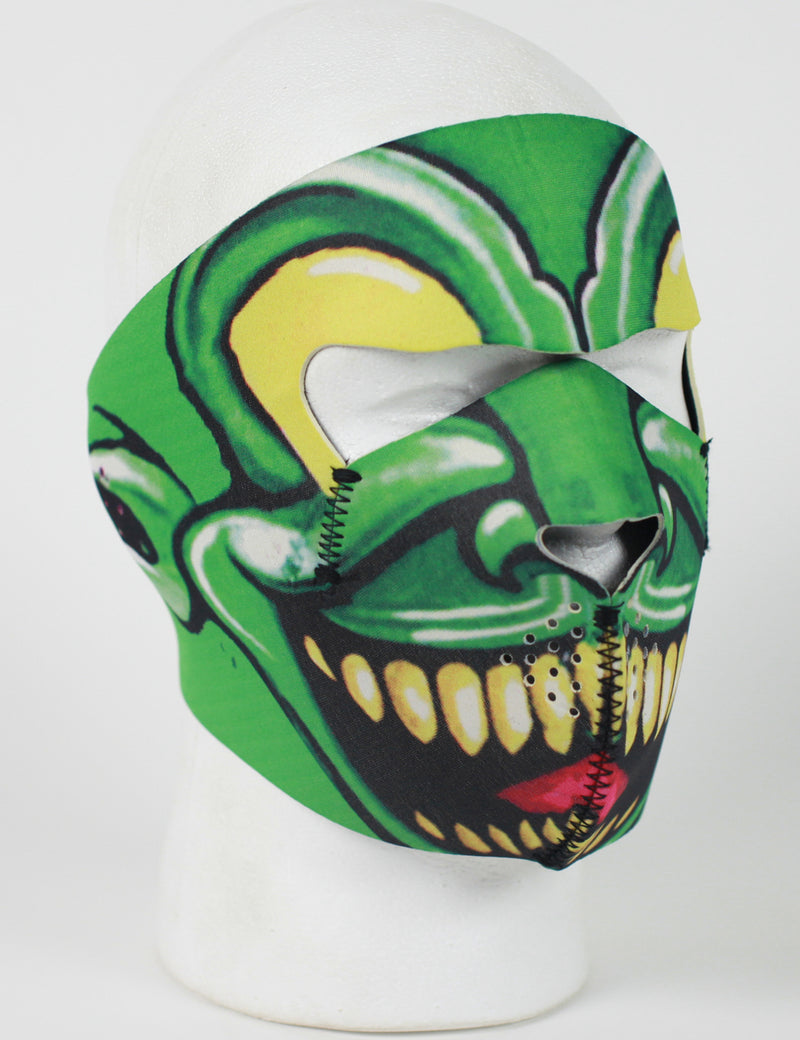 Green Goblin Goon Protective Neoprene Full Face Ski Mask