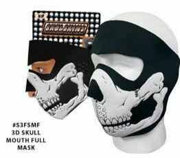 Cartoon Skull Protective Neoprene Full Face Ski Mask