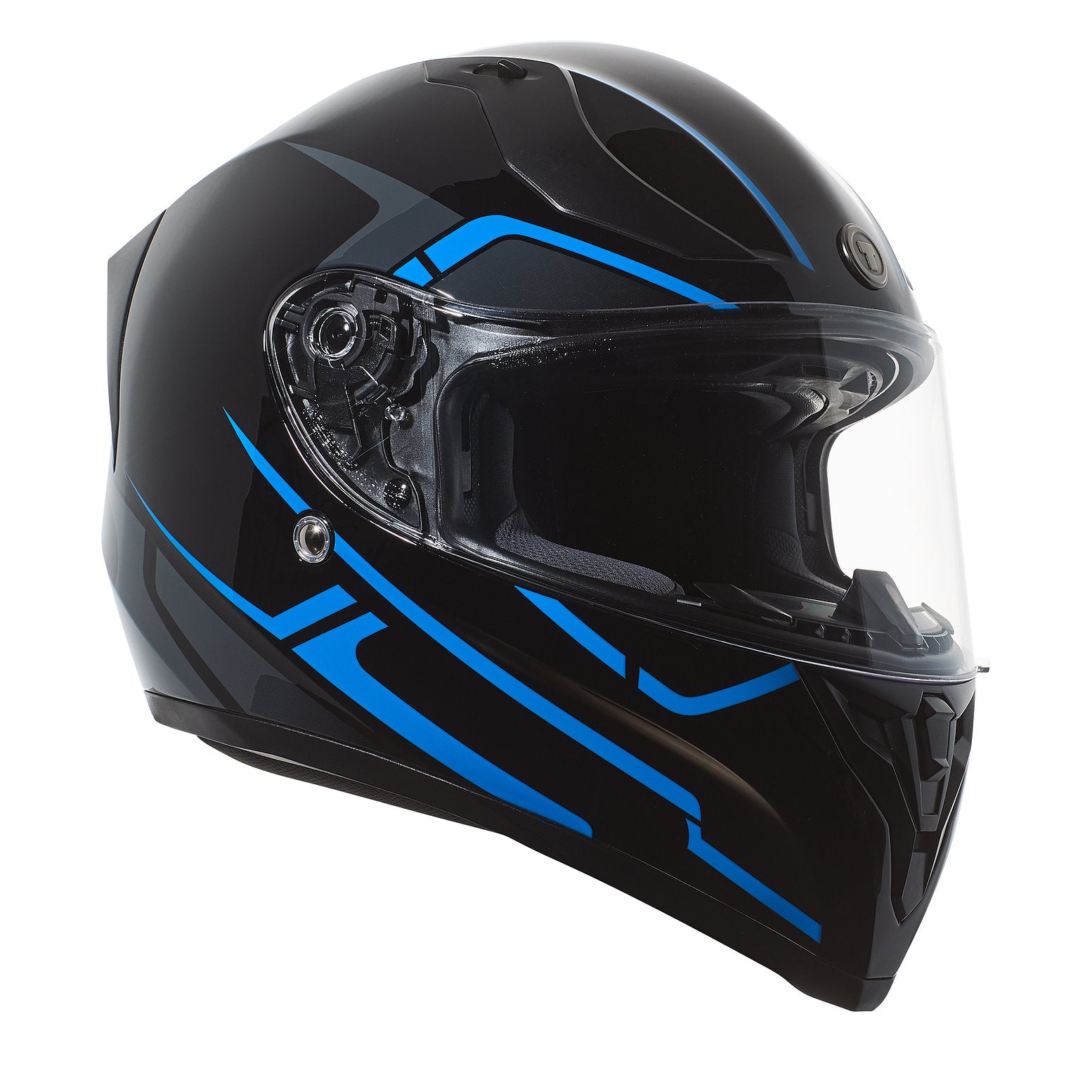 blue bluetooth motorcycle helmet TORC T-15 Rush Full Face Street Bluetooth Motorcycle Helmet