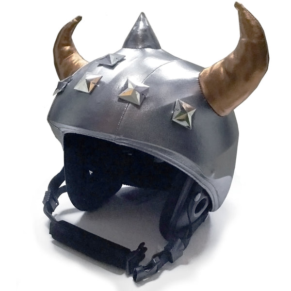 Viking motorcycle store helmets with horns