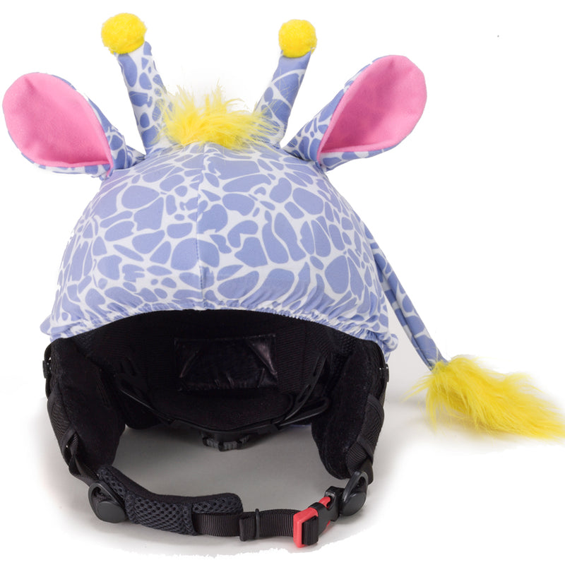 CrazeeHeads Stretch The Purple Giraffe Ski Helmet Cover
