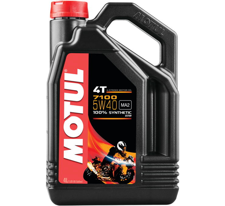 Motul 4 L 5W40 7100 4T Synthetic Engine Oil (Single or Case)