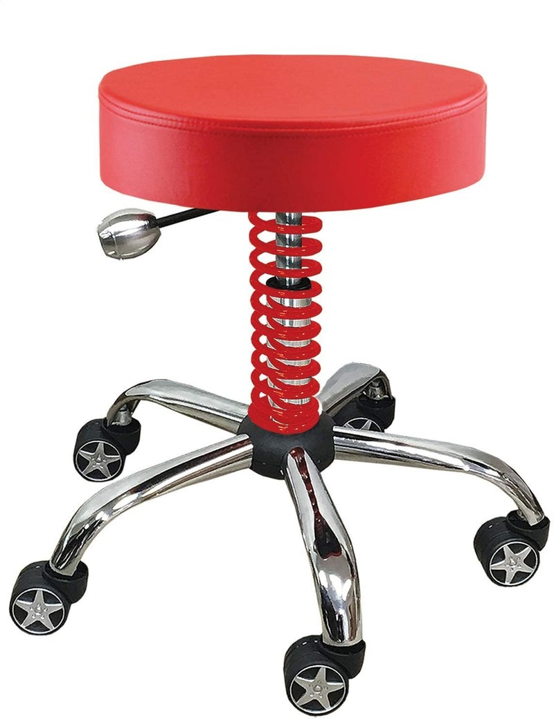 Pitstop Furniture Automotive Themed Rolling Garage Stool
