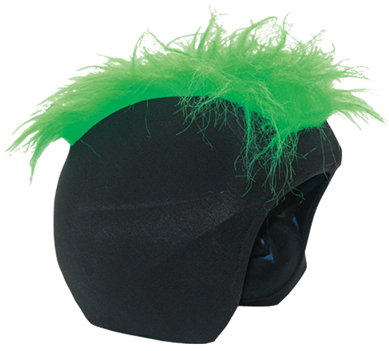 Coolcasc Furry green Helmet Cover