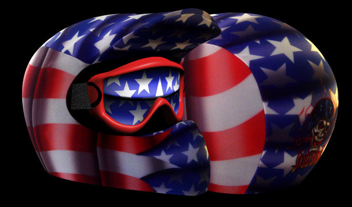 Skullskins All American Off Road Motorcycle Helmet Cover