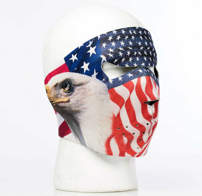 American Bald Eagle Protective Neoprene Full Face Ski Mask