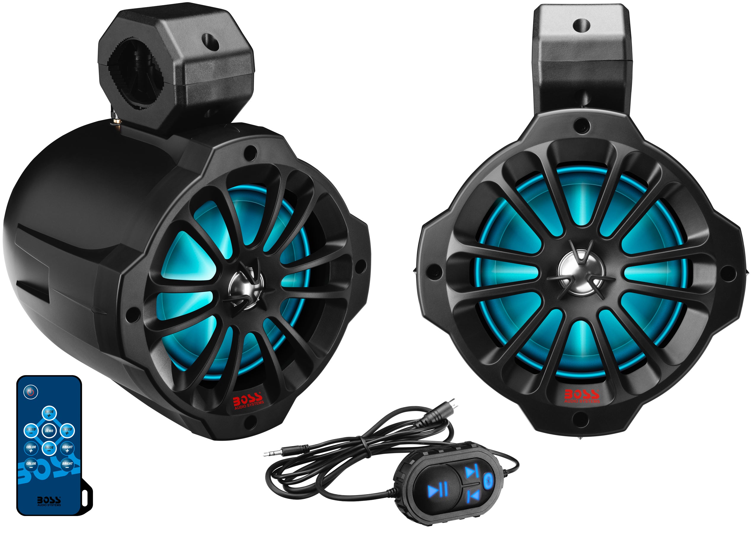 Boss Audio Systems® 6.5" Amplified Bluetooth RGB Roll Cage Speaker Pods