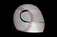 Skullskins Baseball Full Face Motorcycle Helmet Cover
