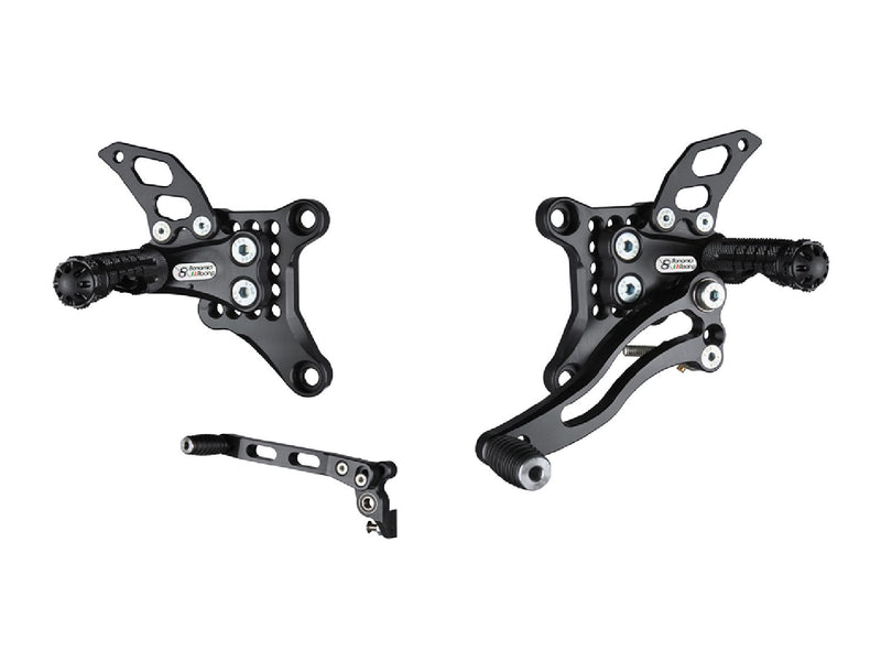 Bonamici Ducati 848 1098 1198 Rearsets Foot Pegs
