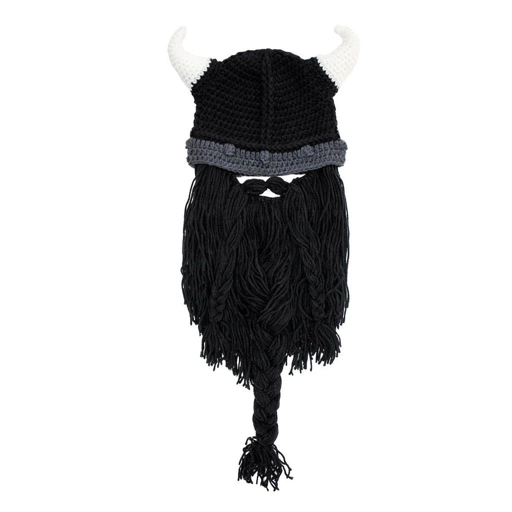 Beard Head Barbarian Pillager Bearded Face Mask & Hat (4 Colors)